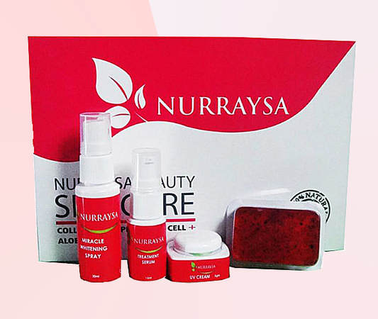 Nurraysa skincare set trial pack